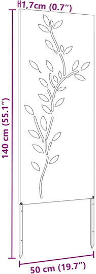 vidaXL Decorațiune Borcan Pentru Grădină 50x1.7x140cm 876322
