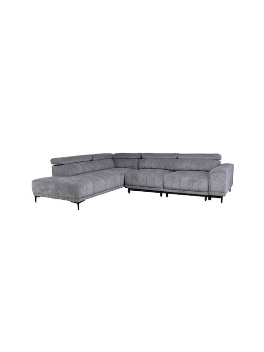 Massimo Ecke Sofa mit Rechte Ecke Gray 289x229x107cm