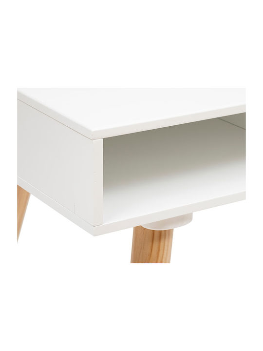 Galip Primary Kids Desk Made of White Melamine 87x47x75cm
