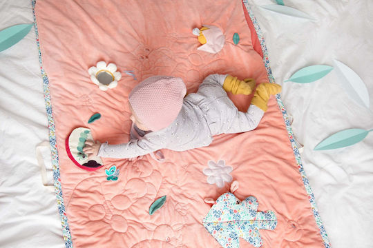 Lilliputiens Teething Ring from Fabric for 3 Months+
