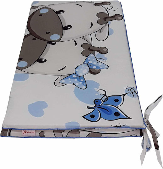 Queen Mother Beboulino U&me Crib Bumper Standard Inside Blue 70x140cm