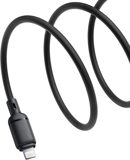 Baseus Silky Series USB-A to Lightning Cable 12W Μαύρο 2m P10377702113-01