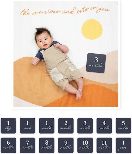 Lulujo Baby Photography Sheet Sun Rises