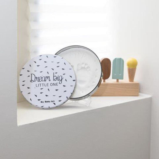 Baby Art Αναμνηστικό Αποτύπωμα Magic Box Round από Ξύλο