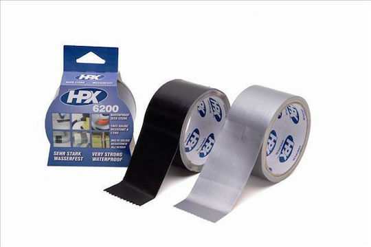 HPX 6200 White Αυτοκόλλητη Υφασμάτινη Ταινία Λευκή 5mx48mm