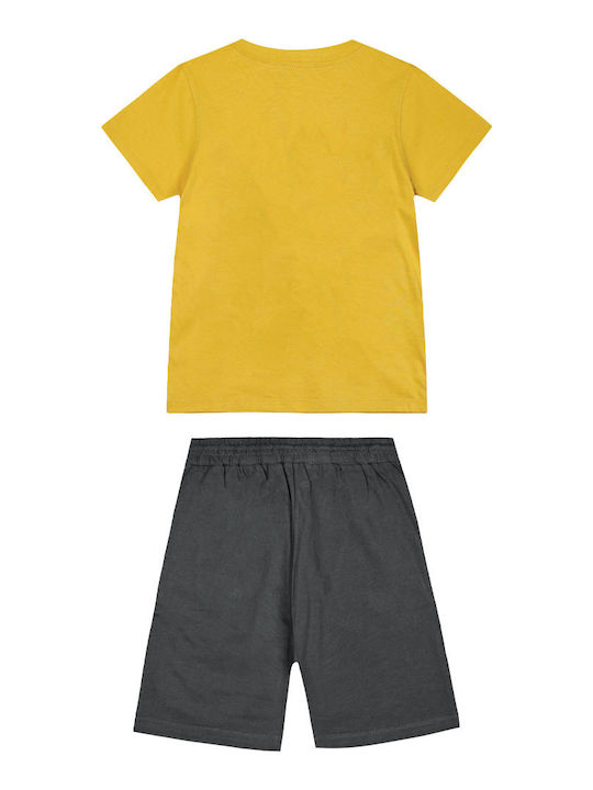 Kids' Set with Shorts Summer 2pcs BLACK