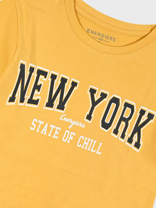 Kids' Set with Shorts Summer 2pcs Black New York