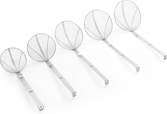 Hendi Shallow Spider Strainer Colander Stainless Steel Silver 45cm