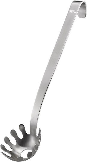 Gefu Tief Servierlöffel Nudeln Sieb Rostfreier Stahl Silber 29,8cm