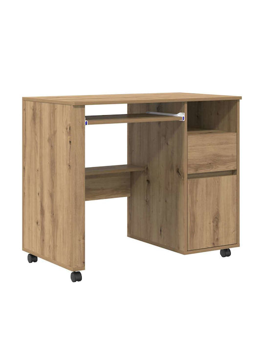 Computer Office Wooden Walnut 91x50x77cm