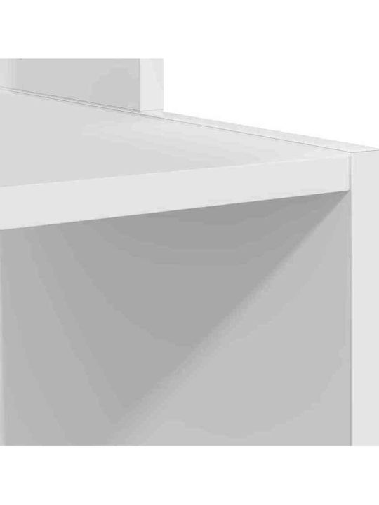 Schreibtisch Regal Holz White 106x40x88.5cm