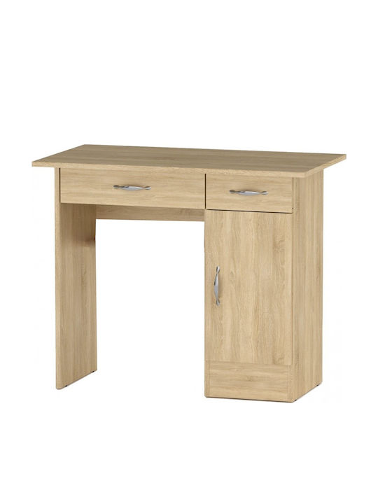 Desk Zeta Wooden Sonoma 90x50x74cm