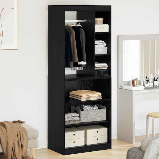 vidaXL Cabinet de baie L77xA48xÎ102cm Negru