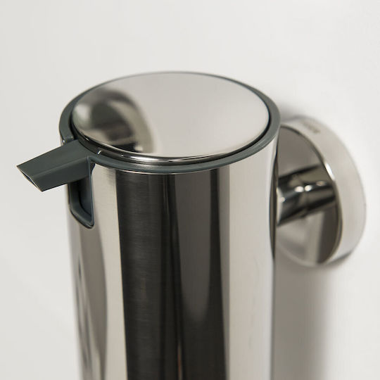 TIGER Επιτοίχιο Dispenser από Ανοξείδωτο Ατσάλι Γκρι 240ml