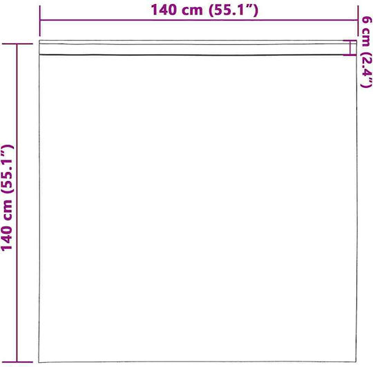 vidaXL Комплект Пердета И Завеси За Прозорец С Плик С Писалка Жълти 140x140см