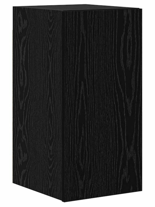 Wohnzimmer TV-Einheit Black Oak L100xB30xH30.5cm