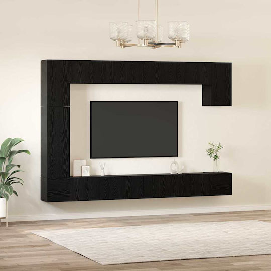 Животно помещение ТВ единица Black Oak Д100xШ30xВ30.5бр