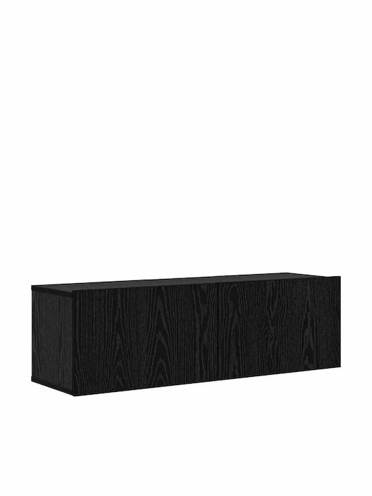 Wohnzimmer TV-Einheit Black Oak L100xB30xH30.5cm