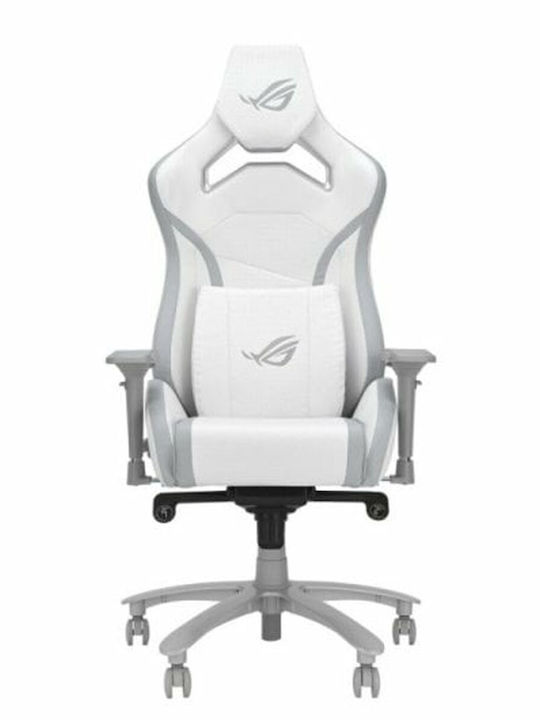 Asus ROG CHARIOT CORE WH GH Wireless Artificial Leather Gaming Chair with Adjustable Arms White