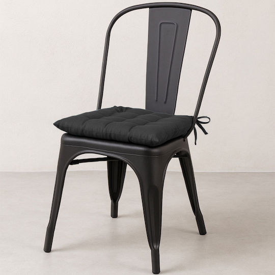 Garden Chair Cushion S-f Duo Noir 38x38cm