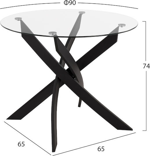 Esszimmermöbel-Set SONAMA 5 Stück 90x90cm