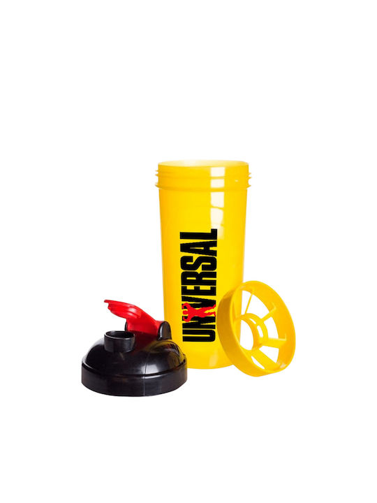 Universal Nutrition Shaker Πρωτεΐνης 700ml Πλαστικό Κίτρινο