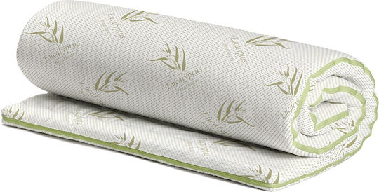 Green Future Топ Матрак Eucalyptus Comfort Двоен Пяна с Махащ се Калъф 140x190x5см