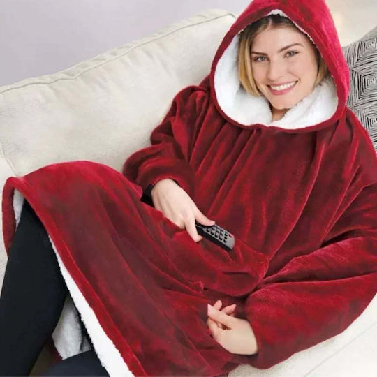 Κουβέρτα με Μανίκια 80x90εκ. Red Κουβέρτα με Μανίκια 80x90εκ. Red