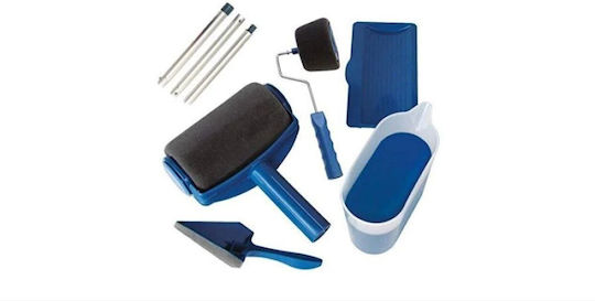 Paint Decorating Set Paint Roller Blue