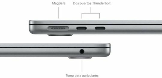 Apple MacBook Air 13" (2024) 13.6" Retina Display (M3 8-Core 24GB 512GB SSD 10-Core GPU) with 35W Charger (Dual Port) Space Gray (US Keyboard)