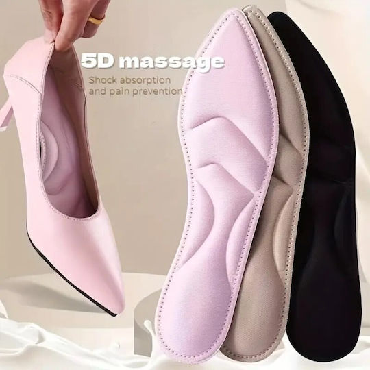 Ανατομικοί Πάτοι Παπουτσιών με Memory Foam για Τακούνια 1OMO65 2τμχ