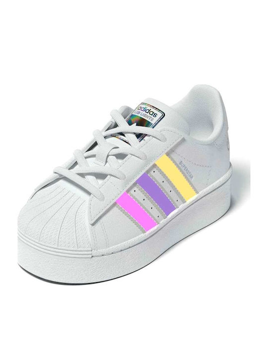 Superstar Superstar Superstar Детски маратонки Low Светещи Бели