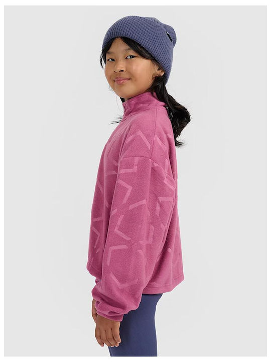 Fleece Kids Sweatshirt Pink