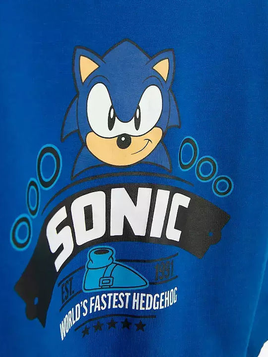 Kinder-Sweatshirt Blue Sonic