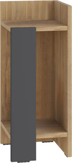 Elos Holz Sapphire Eiche - Anthrazit 25x27x60cm GP037-0264,2