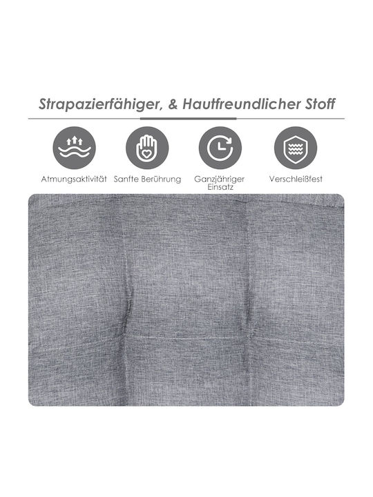 Vielseitiger Sitzsack Pouf Graue 60x75,5x63cm