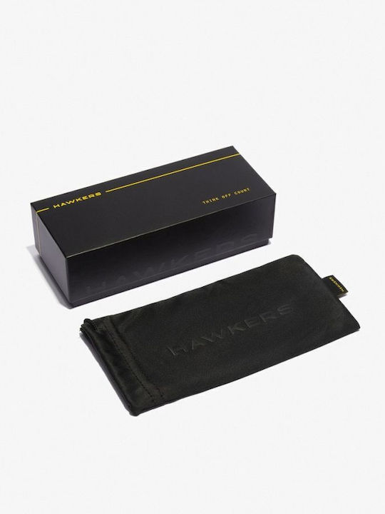 Hawkers One Unisex Γυαλιά Ηλίου με Μαύρο Σκελετό και Μαύρο Polarized Φακό