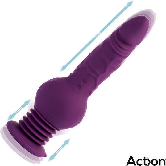 Action Ultra Jet Thruster Vibrator Vibrator 23.8cm Lila