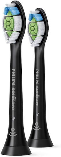 Philips Sonicare W2 Optimal White Electric Toothbrush Replacement Heads for Black HX6062/88 2pcs