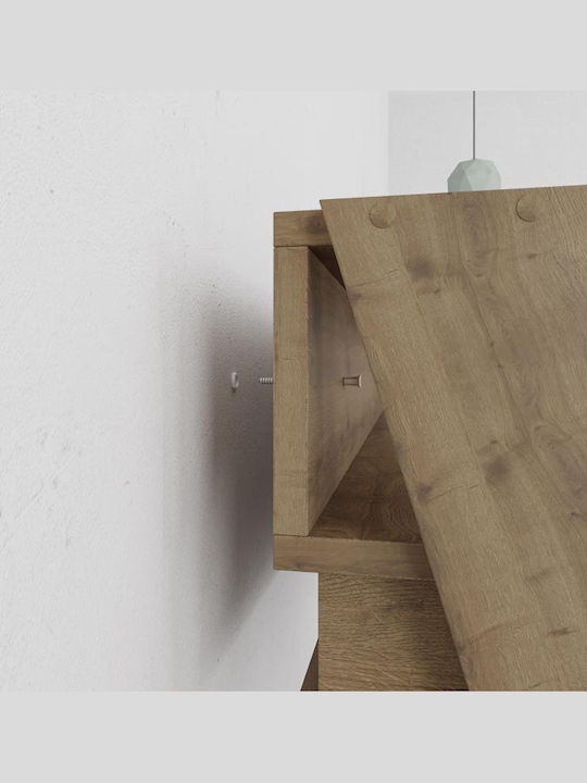 Desk Cowork Wooden Open Walnut 94x50x91cm