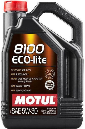 Motul 8100 Eco-Lite Sintetic Ulei Auto 5W-30 4lt