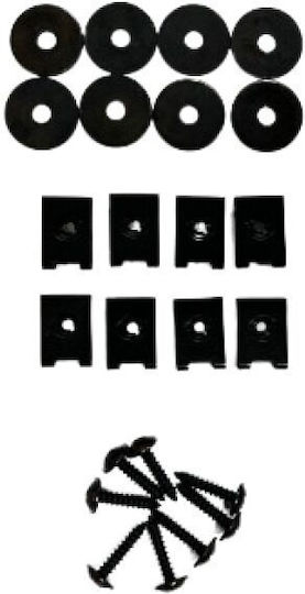 Set Idealstore 12 Protectoare Uși cu Aripi + 2 Protectoare de Compatibilitate Fără Senzori Dacia Duster II 2018 Încoace Fabricate din Plastic ABS