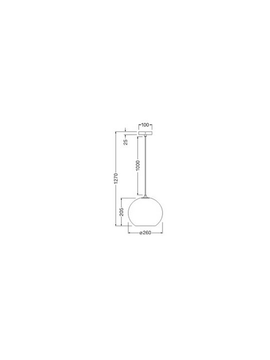 Osram Hängelampe Braun mit Fassung E27