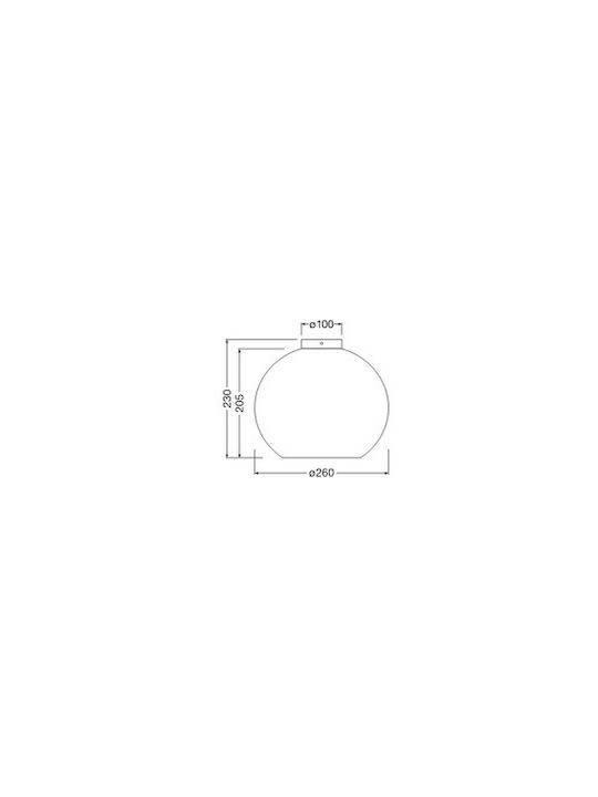 Osram Deckenleuchte Braun mit Fassung E27 aus Papier
