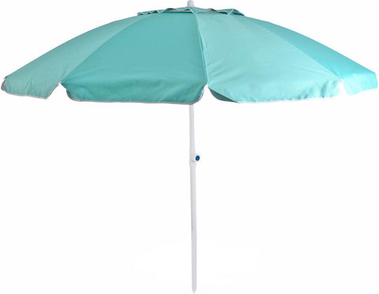 Ankor Folding Beach Umbrella Diameter 2.25m with Air Vent Turquoise