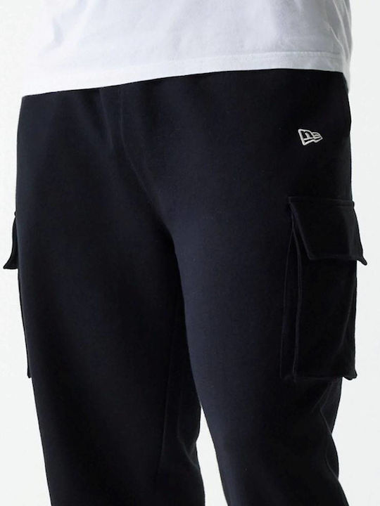 Cargo Sweatpants with Elastic Black