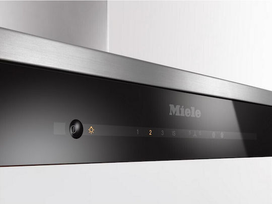 Miele D Puristic Edition 6000 Απορροφητήρας Νησίδα 89.8cm Inox με Wi-Fi