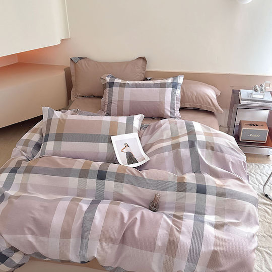 Rythmos Marshall Σετ Υπέρδιπλο Ροζ 220x240cm 3τμχ