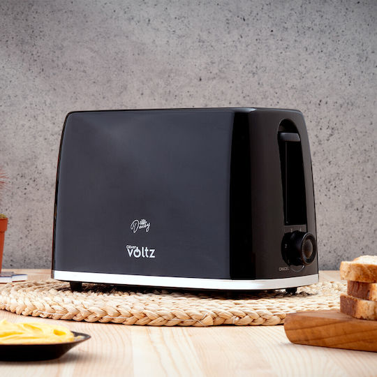 Voltz Тостер Двуместна 700W Черен