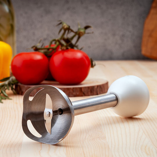 Voltz Handmixer mit Inox-Stab 800W Weiß